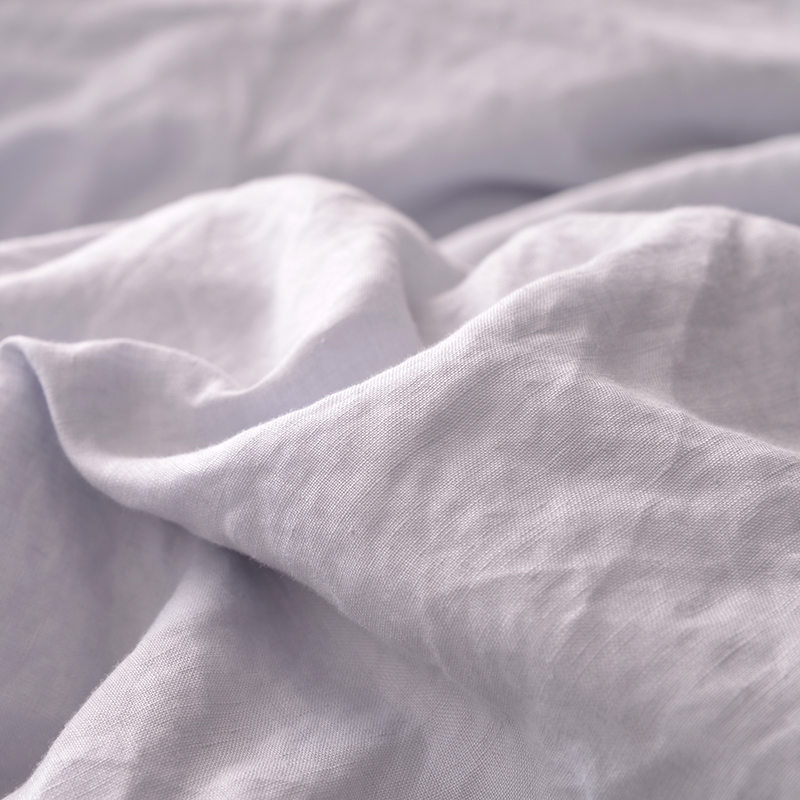 Natural Color Simple Two Stone pure Washed linen Sheet Set